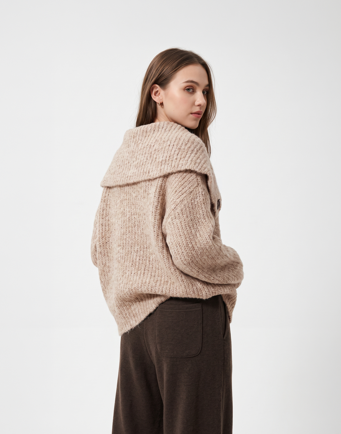 Warm, Buttery Soft & Cosy With Adjustable Neckline Muse Top - For Cold Climates