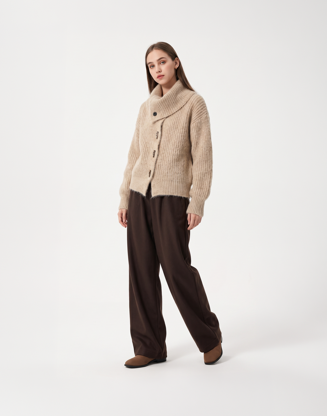 Warm, Buttery Soft & Cosy With Adjustable Neckline Muse Top - For Cold Climates