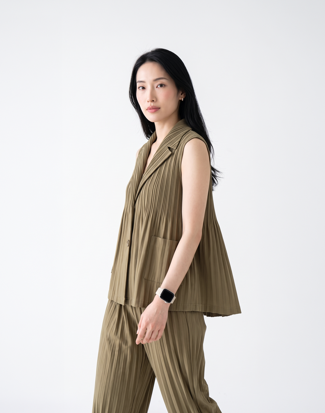 Wrinkle-Free, Cooling & Breathable Aera Free Size Top With Pockets