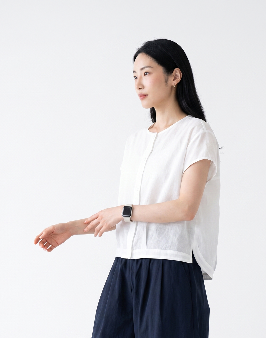 Cooling, Breathable & Tummy Covering Fold Top