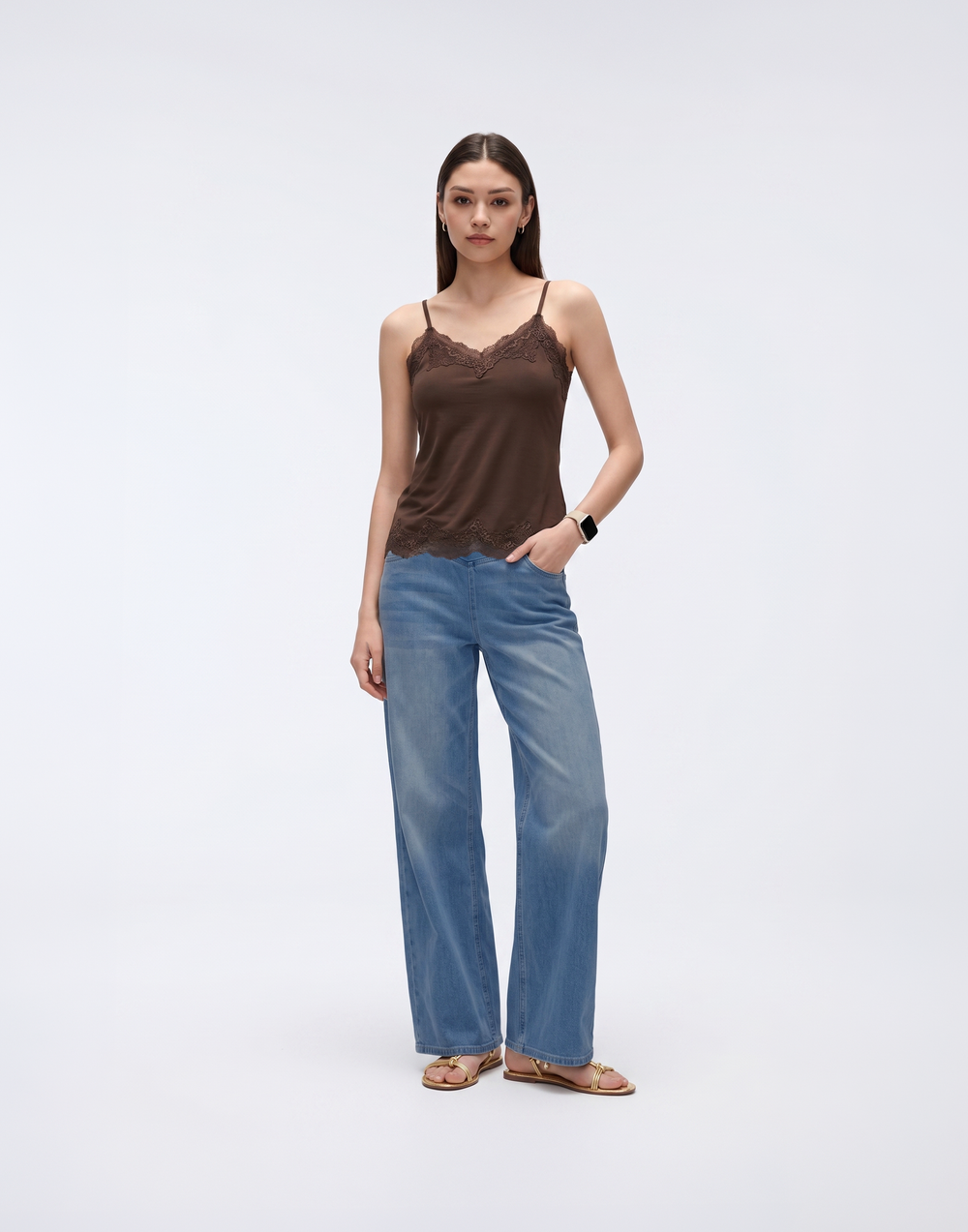 Buy 1, Get 1 Free - Cooling, Buttery Soft Muse Lace Padded Top