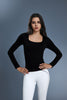 Buy 1, Get 1 Free - Buttery Soft Ribbed Lina Padded Top - For Chilly Climates