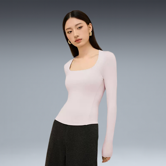 Buy 1, Get 1 Free - Thermal Padded Velvet Top With Hand Warmers - For Cold Climates