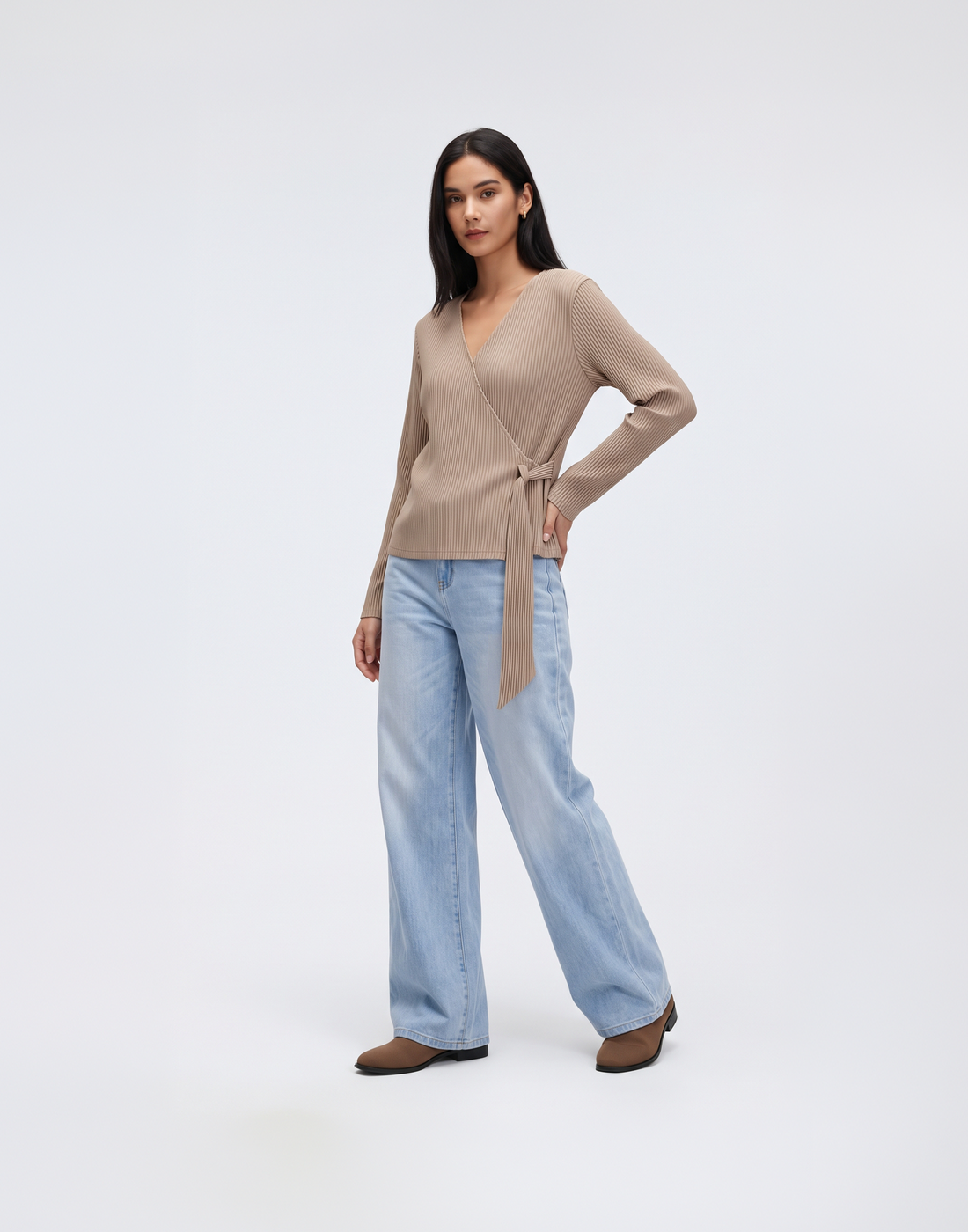 Wrinkle-Free, Breathable & Stretchy Free Size Pleated Hygge Top