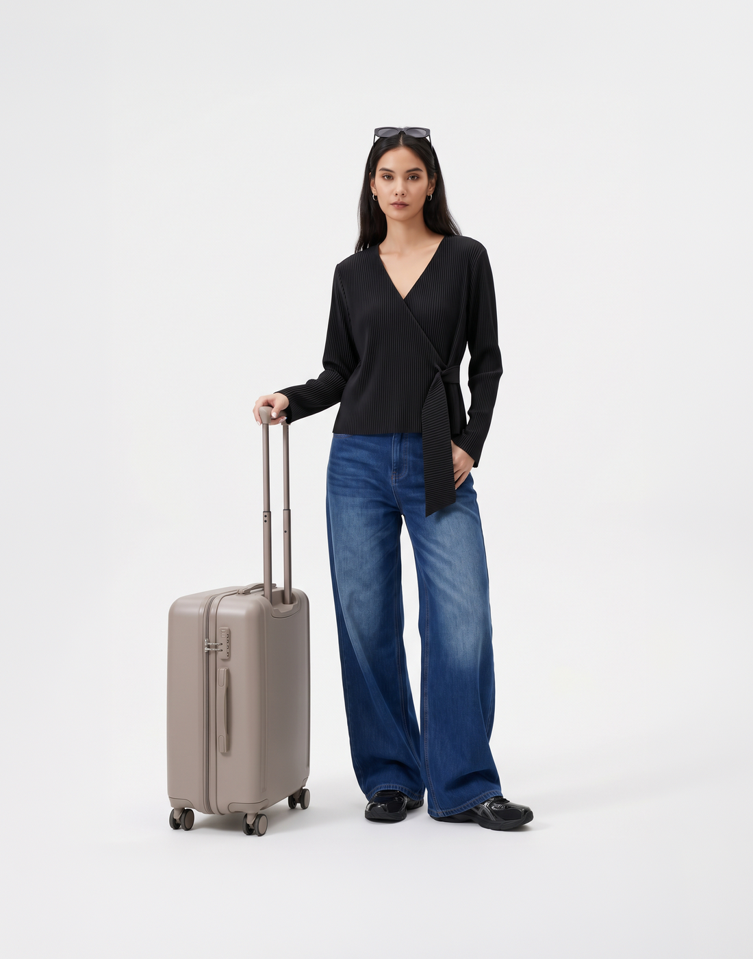 Wrinkle-Free, Breathable & Stretchy Free Size Pleated Hygge Top