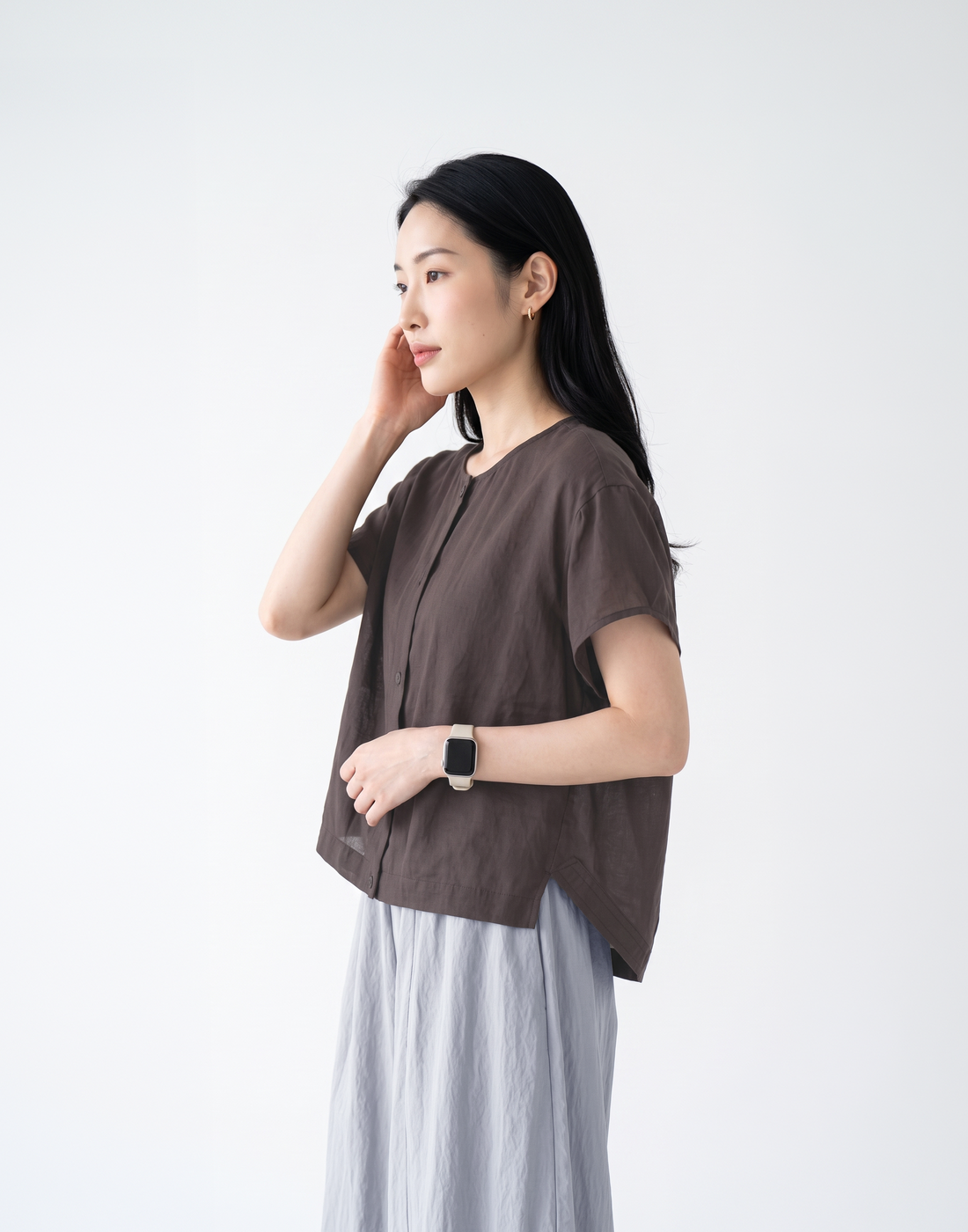 Cooling, Breathable & Tummy Covering Fold Top