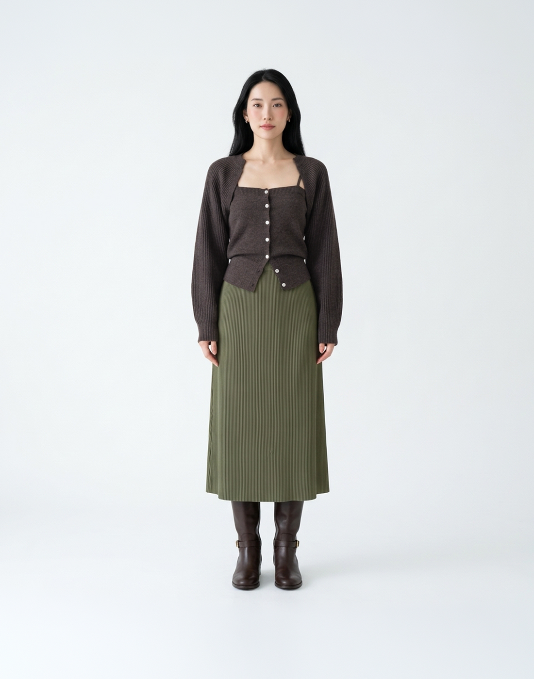 Buttery Soft & Warm Free Size Snowfall Top With Sleeves