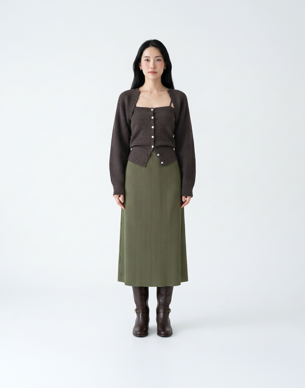 Buttery Soft & Warm Free Size Snowfall Top With Sleeves
