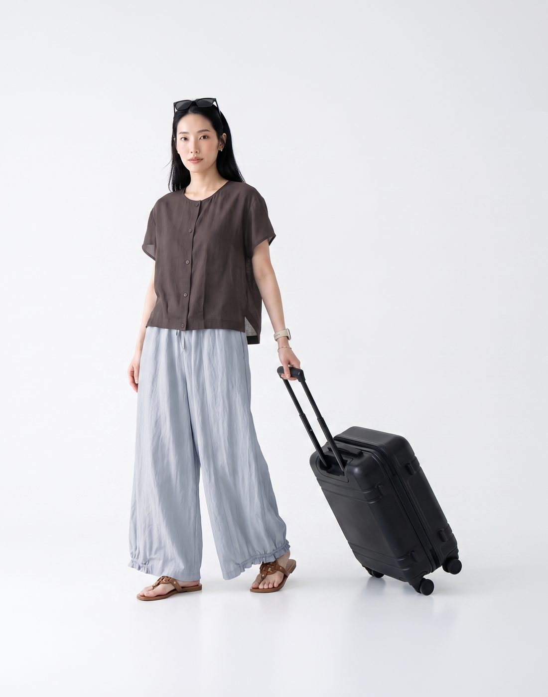 Cooling, Breathable & Tummy Covering Fold Top