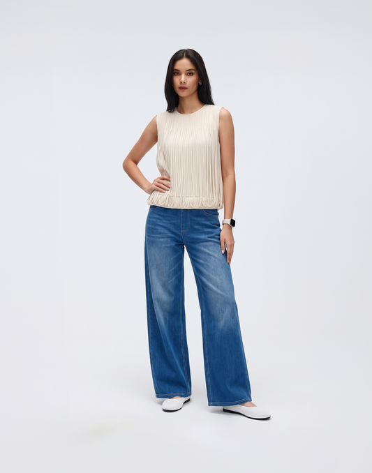 Wrinkle-Free, Cooling & Breathable Tummy-Friendly Serena Top