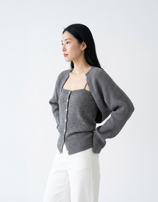 Buttery Soft & Warm Free Size Snowfall Top With Sleeves