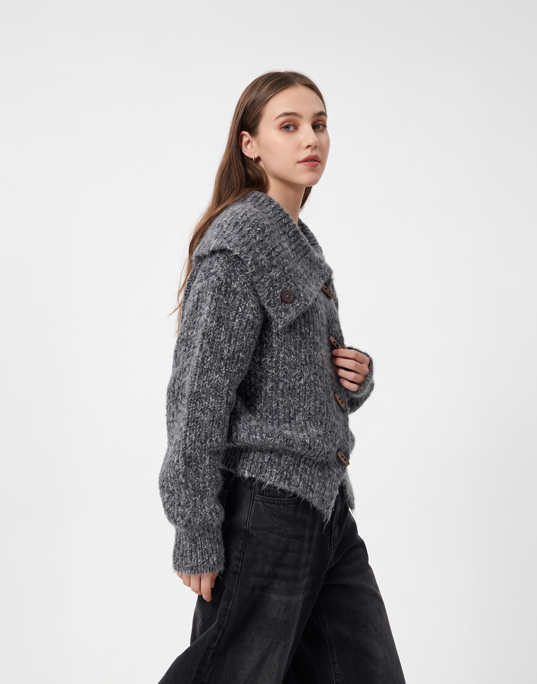 Warm, Buttery Soft & Cosy With Adjustable Neckline Muse Top - For Cold Climates