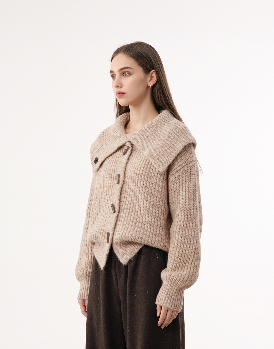 Warm, Buttery Soft & Cosy With Adjustable Neckline Muse Top - For Cold Climates