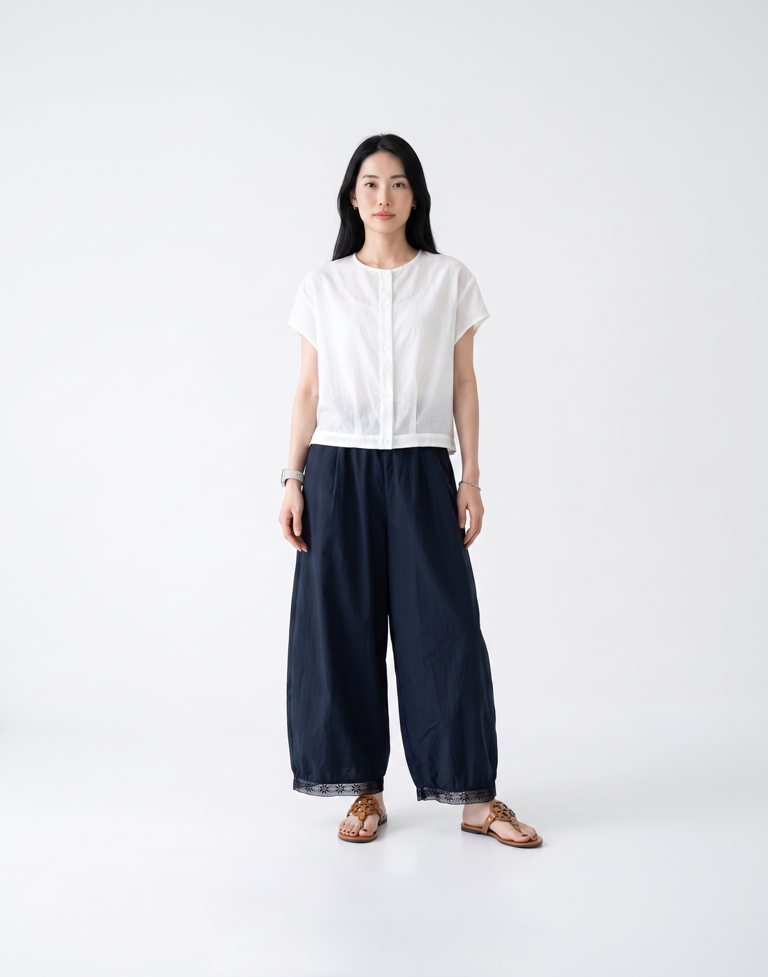Cooling, Breathable & Tummy Covering Fold Top