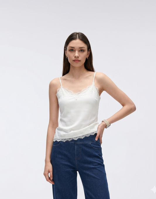 Buy 1, Get 1 Free - Cooling, Buttery Soft Muse Lace Padded Top