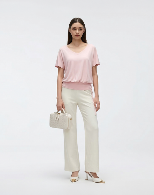 Buy 1, Get 1 Free - Flattering & Cooling Fresh Workout Top With Sleeves & Slim Waistline