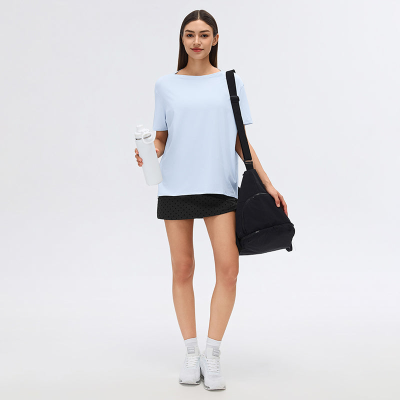 Buy 1, Get 1 Free - Cooling, Buttery Soft & Wrinkle-Free Luminous Top (Belly Covering Fit)