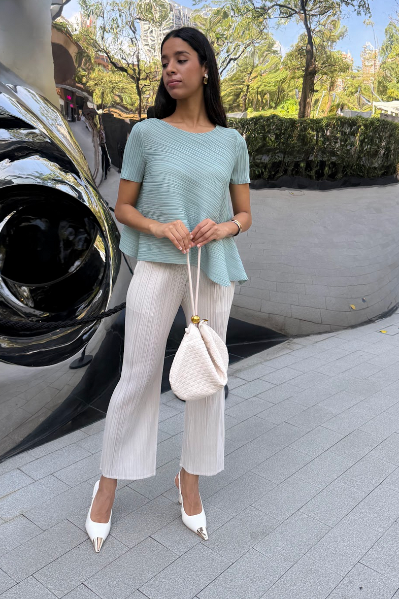 Cooling & Wrinkle-Free Breezy Top With Sleeves