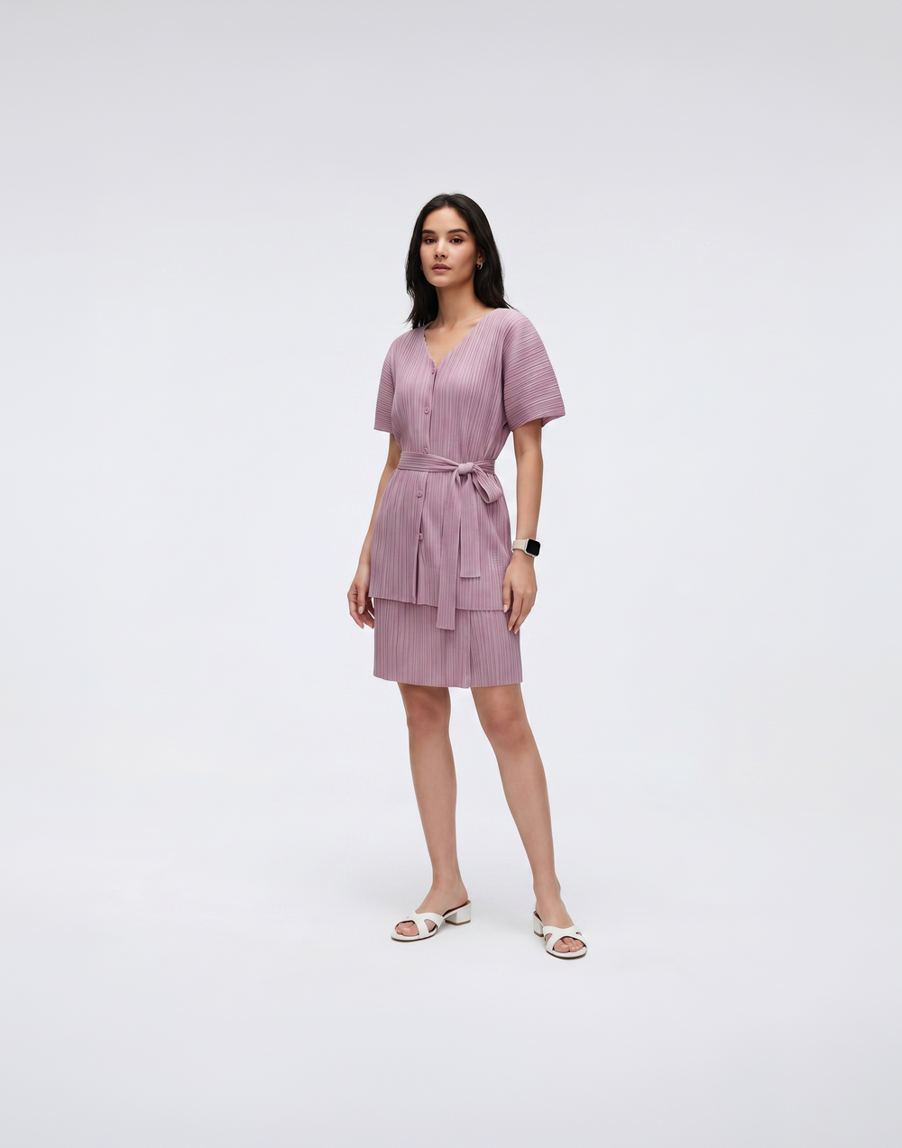 Wrinkle-Free, Cooling & Free Pleated Tunic