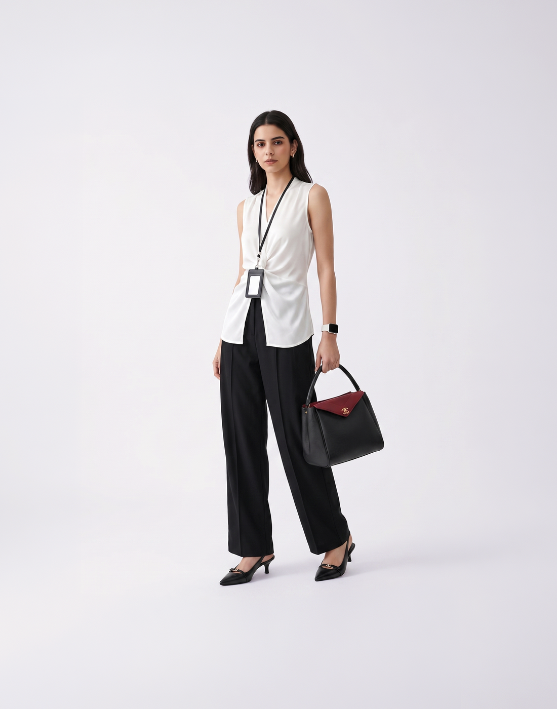 Cooling, Breathable, Wrinkle-Resistent & Tummy Covering Essential Twist Top