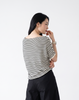 Cooling, Breathable & Crease-Resistant Chilled Boat Necked Top With Batwing Sleeves