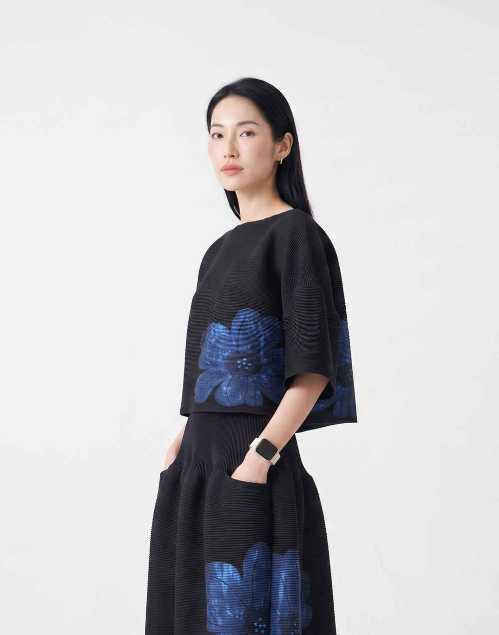 Wrinkle-Free, Cooling & Breathable Free Size Peony Top