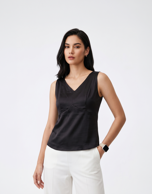 Cooling & Breathable Silk Padded Top
