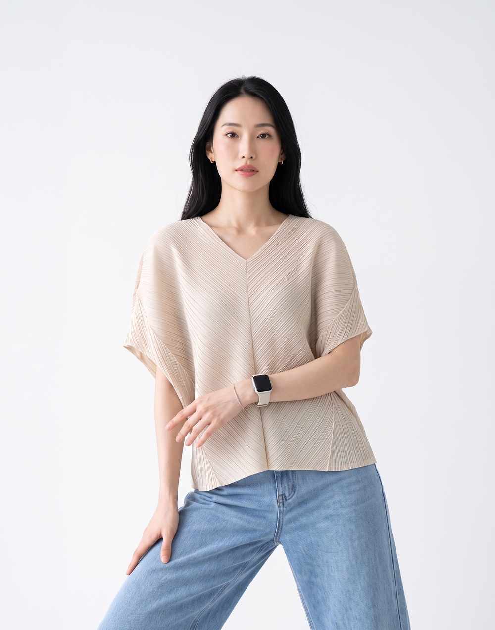 Wrinkle-Free, Cooling, Breathable & Free Size Solene Top