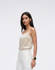 Buy 1, Get 1 Free - Cooling, Breathable & Sweat-Wicking Dew Padded Silk Cami With Adjustable Straps