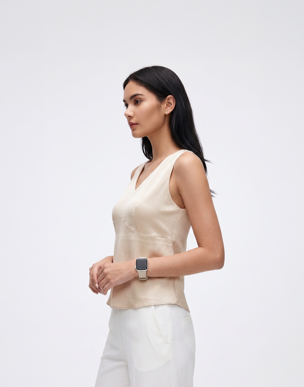 Cooling & Breathable Silk Padded Top