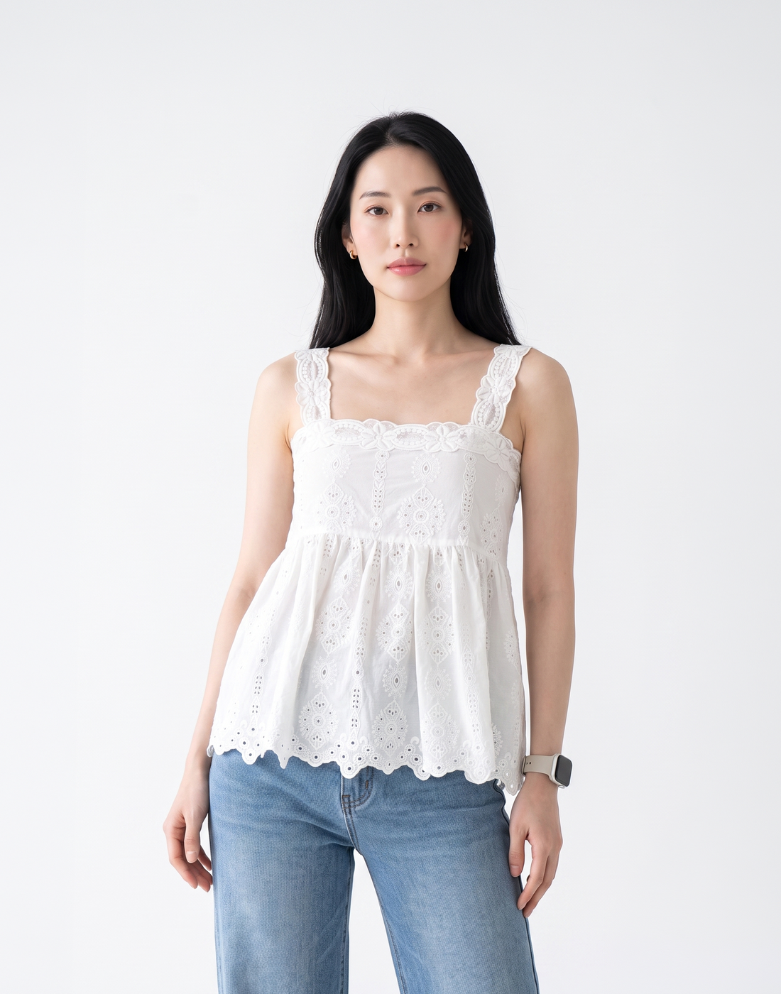 Cooling, Breathable & Tummy Flattering Aura Lace Top