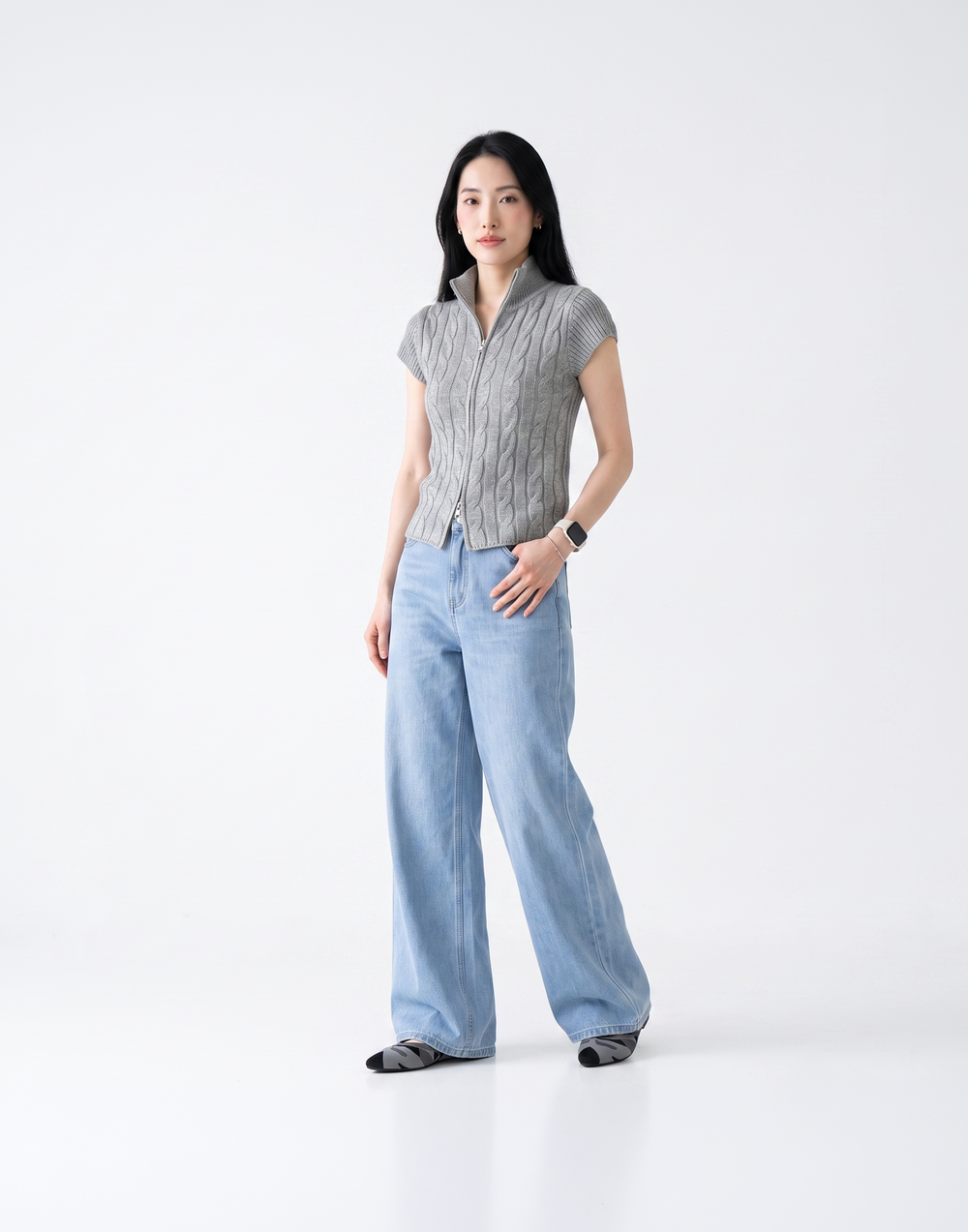 Buttery Soft, Stretchy & Free Size Cocoon Knitted Top