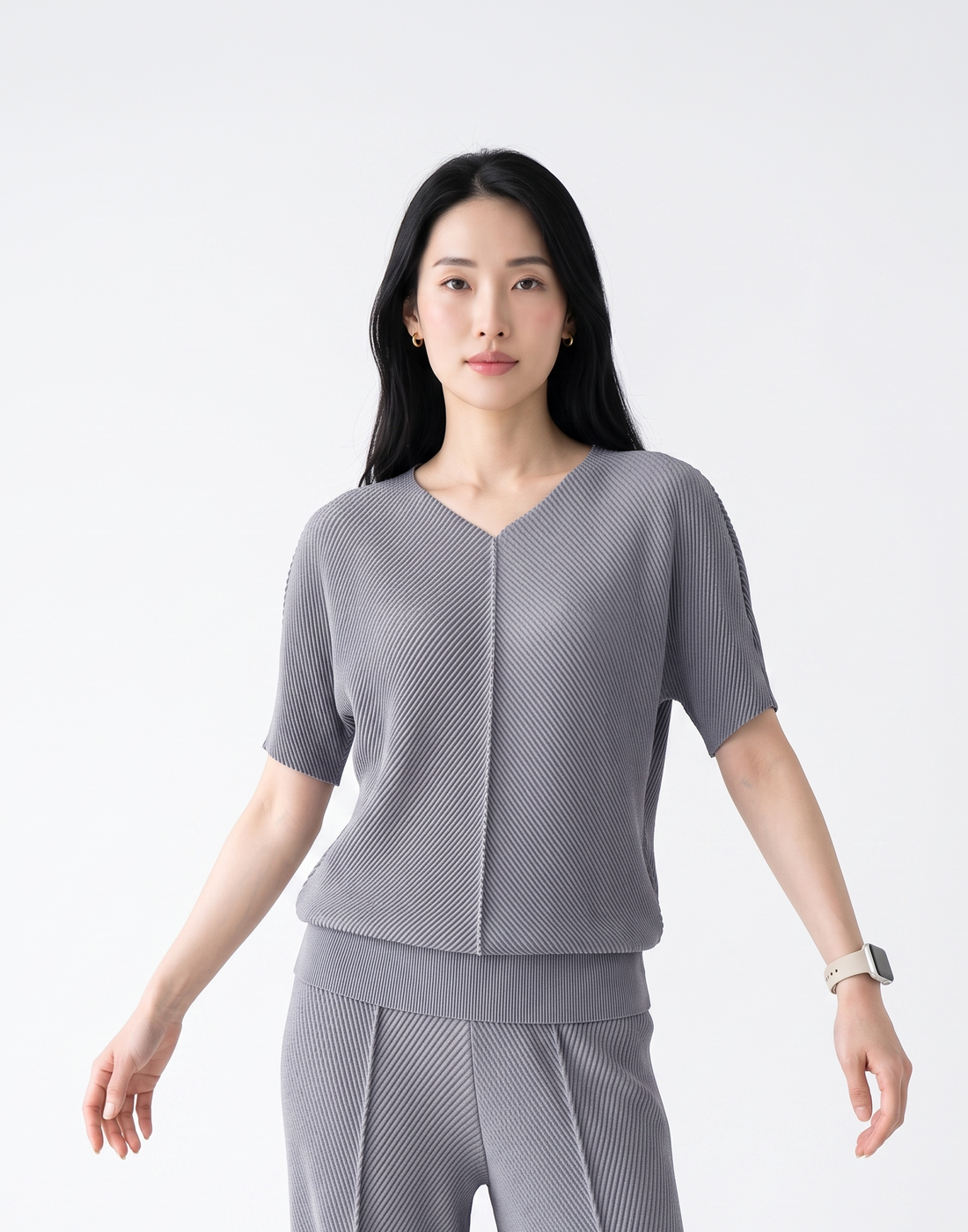 Wrinkle-Free, Cooling & Breathable Free Size Takeoff Pleated Top