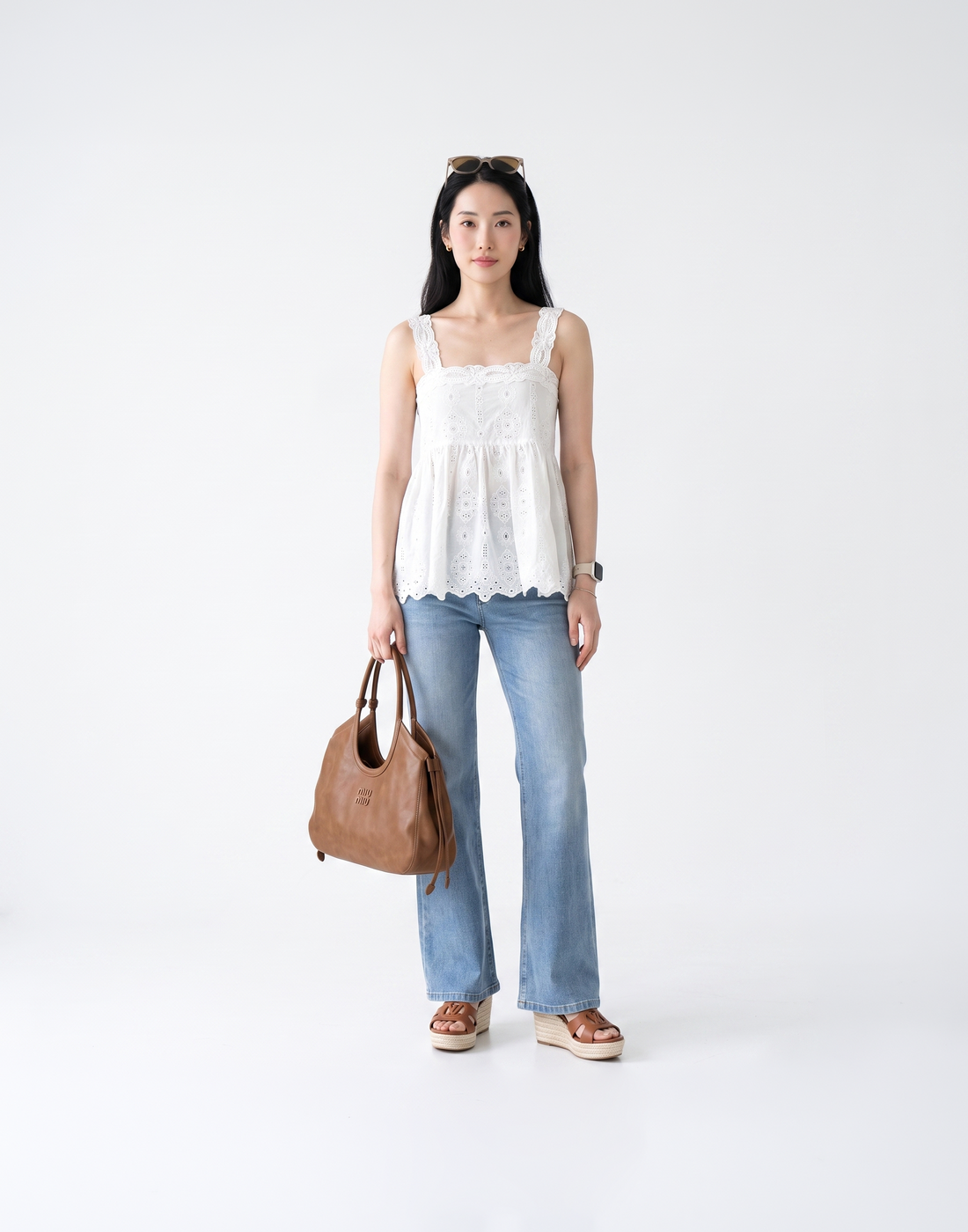 Cooling, Breathable & Tummy Flattering Aura Lace Top
