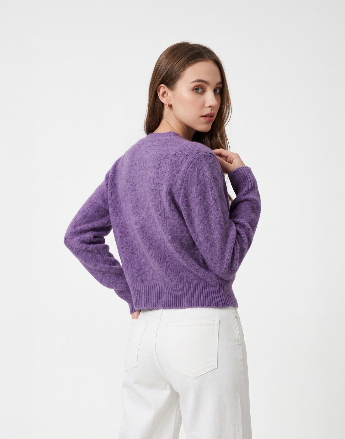 Warm, Soft & Free Size Alba Cardigan & Top - For Cold Climates