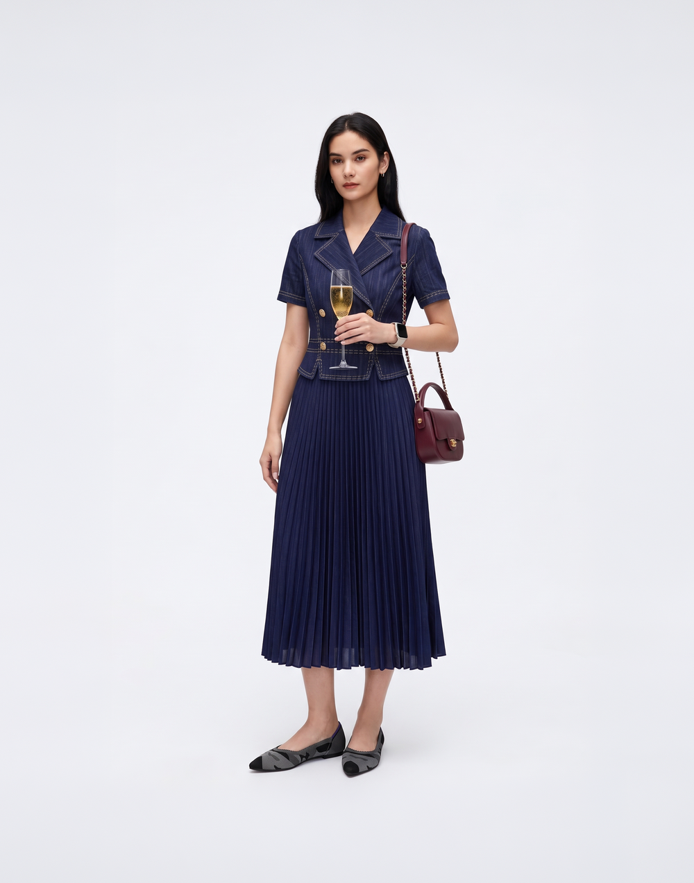Wrinkle-Free, Cooling & Breathable Free Size Verve Set
