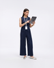 Cooling, Wrinkle-Free & Free Size Pleated Legacy Vest With Pockets