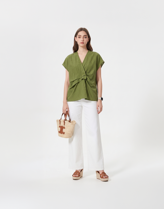 Cooling, Breathable & Tummy Covering Drape Top