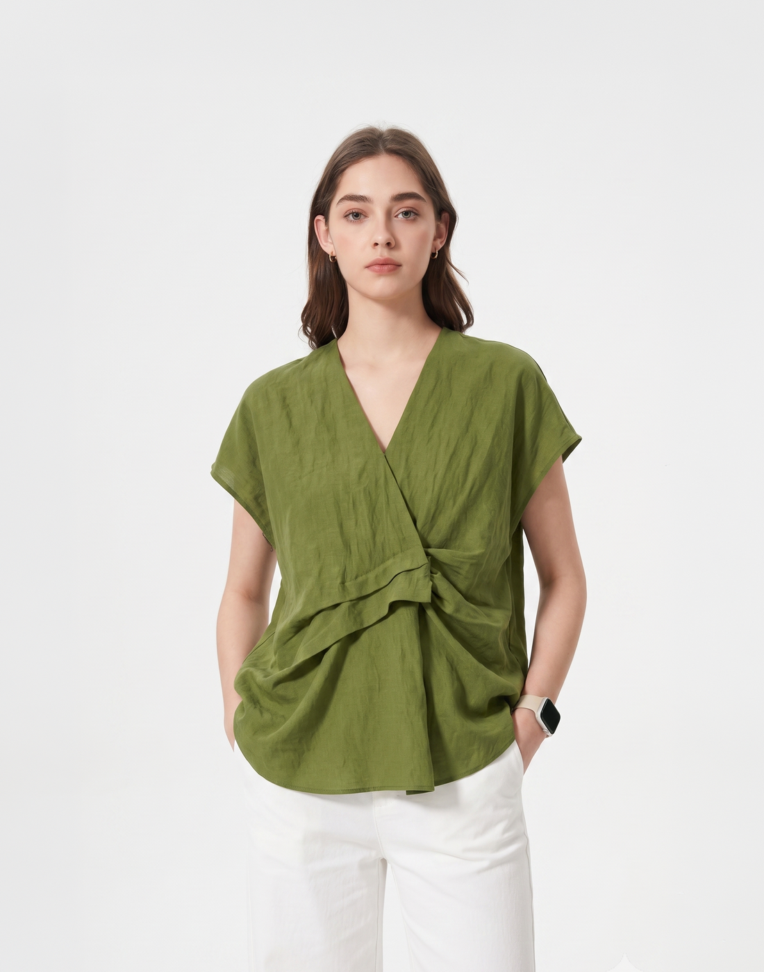 Cooling, Breathable & Tummy Covering Drape Top