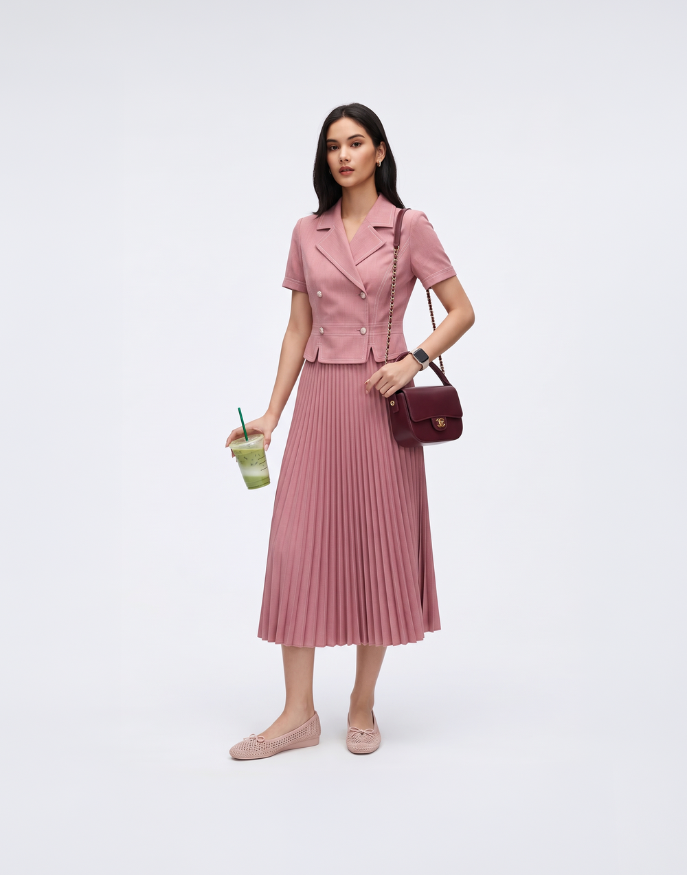 Wrinkle-Free, Cooling & Breathable Free Size Verve Set