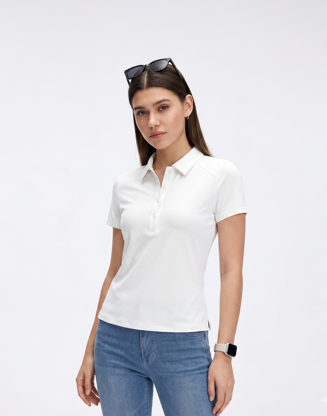 Buy 1, Get 1 Free - Cooling, Breathable, Sweat-Wicking Airy Polo Shirt With UPF50+ Protection