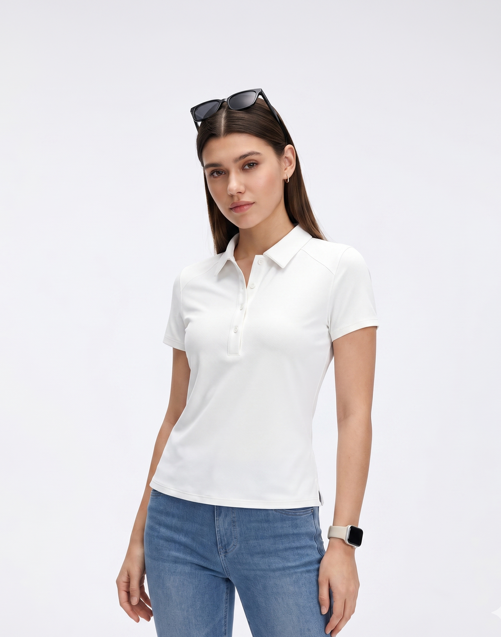 Buy 1, Get 1 Free - Cooling, Breathable, Sweat-Wicking Airy Polo Shirt With UPF50+ Protection