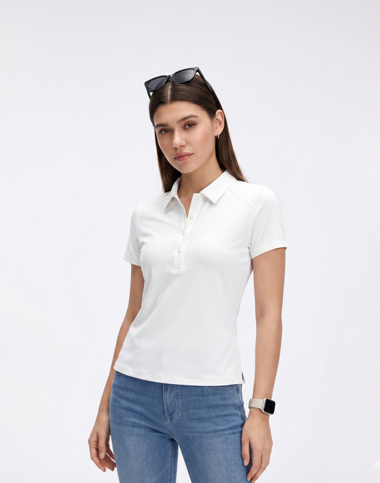 Buy 1, Get 1 Free - Cooling, Breathable, Sweat-Wicking Airy Polo Shirt With UPF50+ Protection