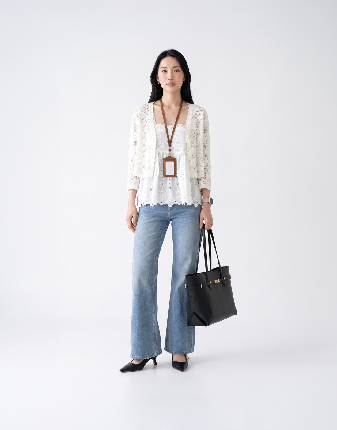 Cooling, Breathable & Tummy Flattering Aura Lace Top