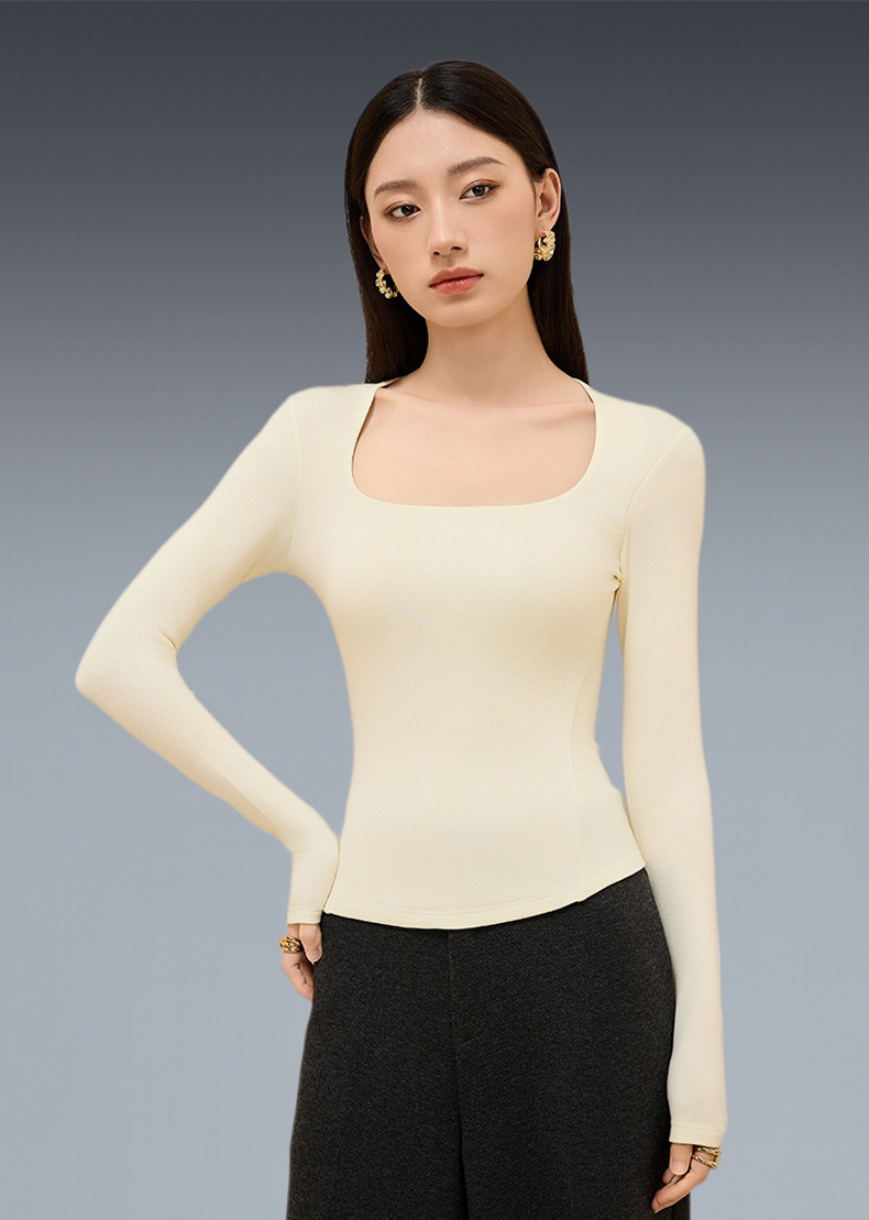 Buy 1, Get 1 Free - Thermal Padded Velvet Top With Hand Warmers - For Cold Climates