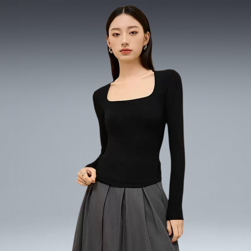 Buy 1, Get 1 Free - Thermal Padded Velvet Top With Hand Warmers - For Cold Climates