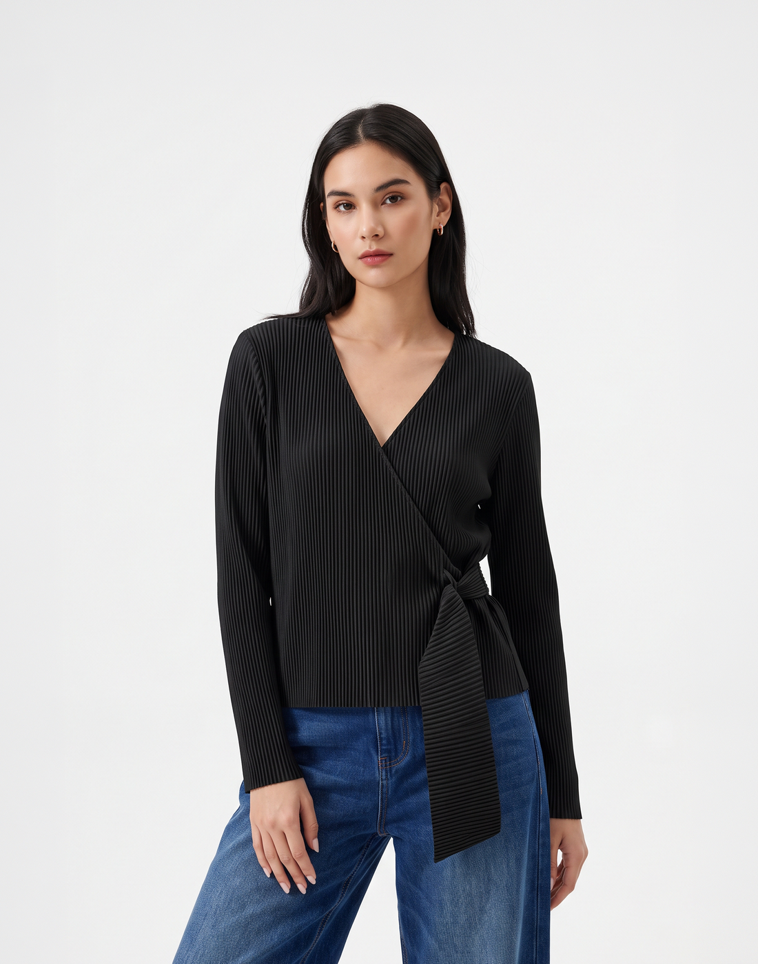 Wrinkle-Free, Breathable & Stretchy Free Size Pleated Hygge Top