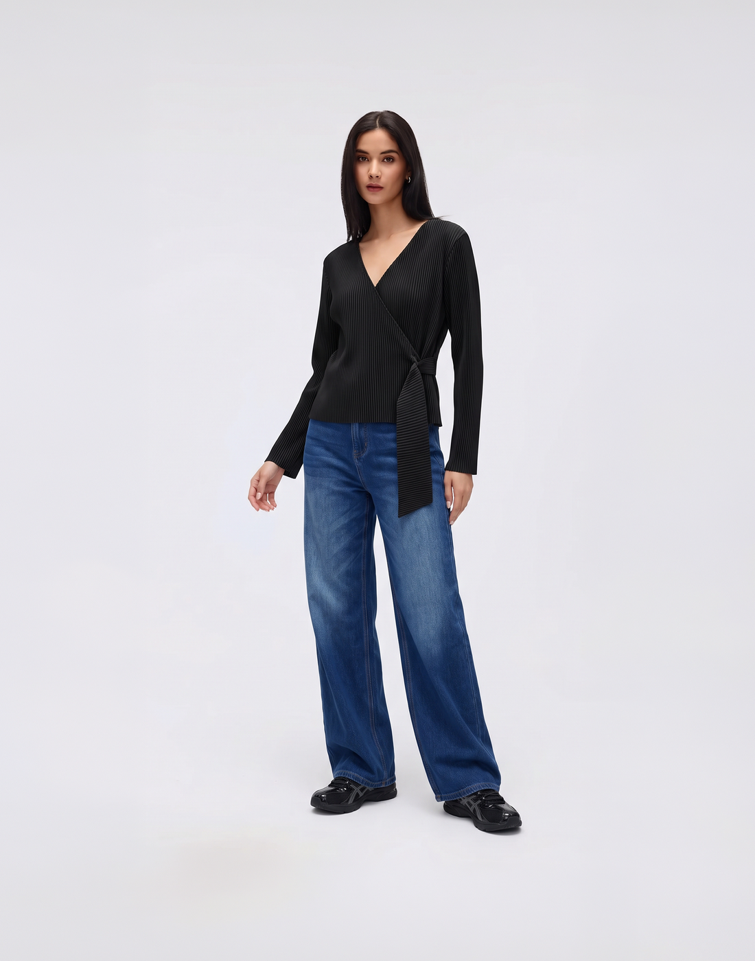 Wrinkle-Free, Breathable & Stretchy Free Size Pleated Hygge Top