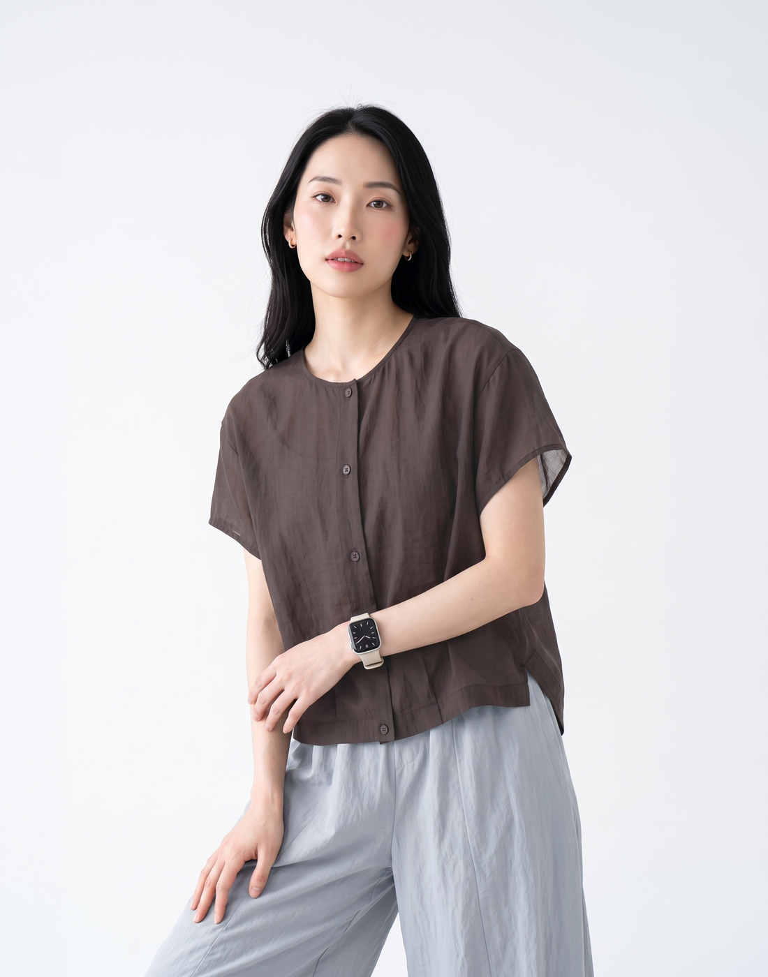 Cooling, Breathable & Tummy Covering Fold Top