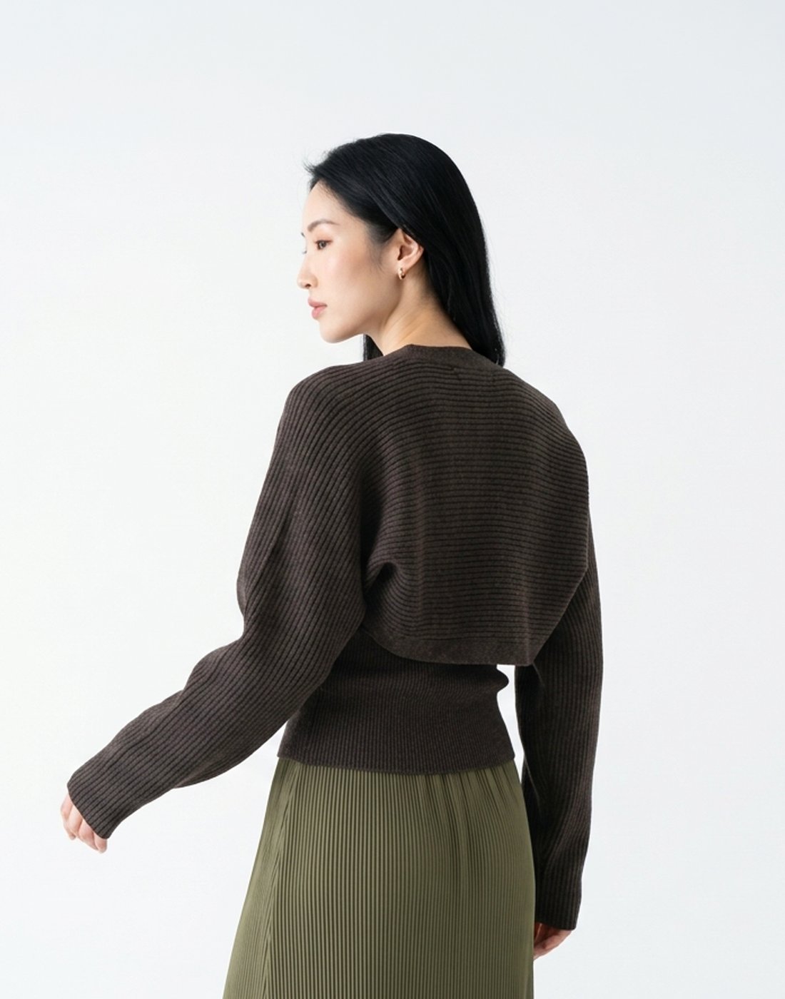 Buttery Soft & Warm Free Size Snowfall Top With Sleeves